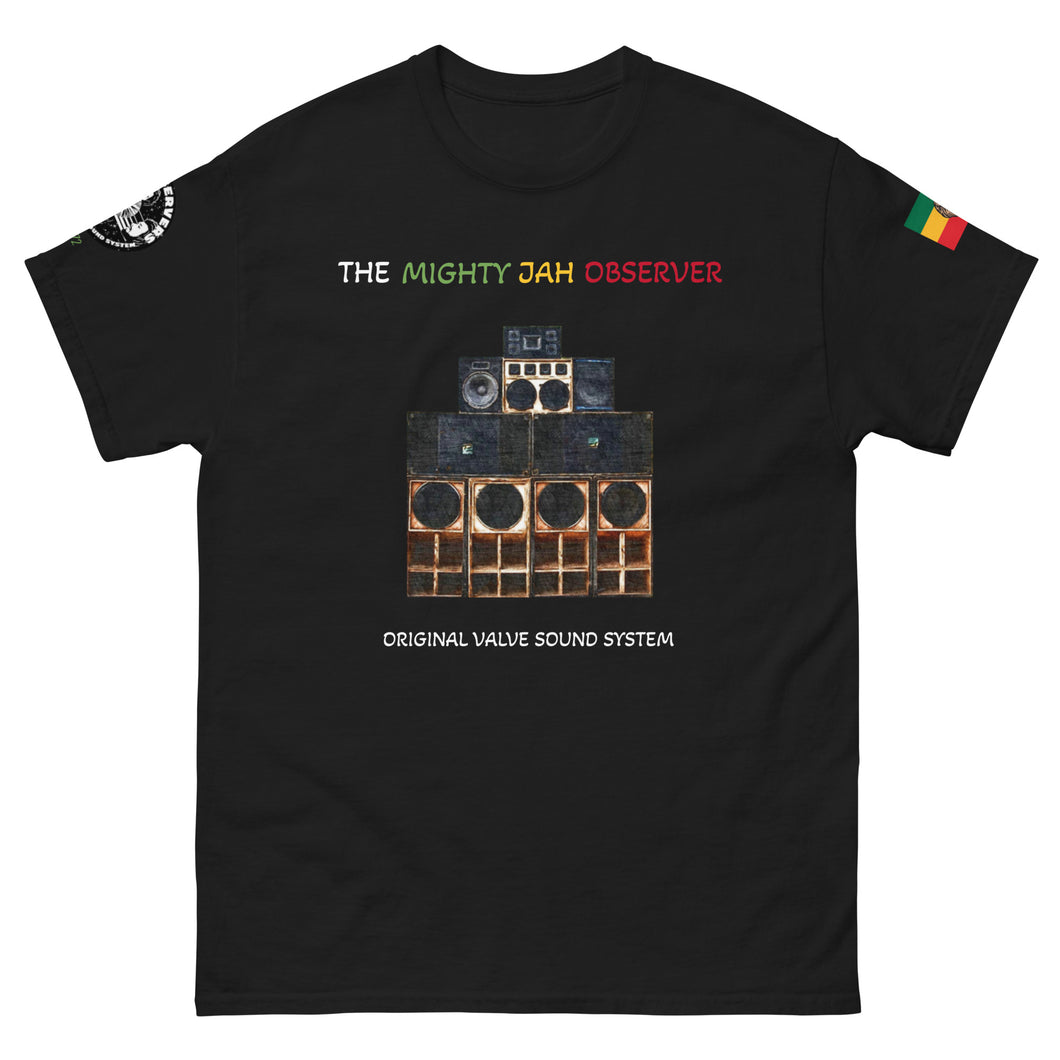 Mighty Jah Observer Tee - MJO24 BLACK