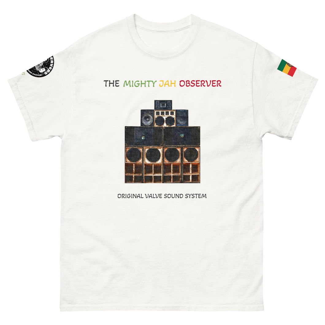 Mighty Jah Observer Tee - MJO24 WHITE