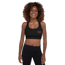 Cargar imagen en el visor de la galería, TRISTAN SPARKS Padded Sports Bra Black
