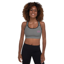 Load image into Gallery viewer, TRISTAN SPARKS Padded Sports Bra Grey
