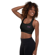 Load image into Gallery viewer, TRISTAN SPARKS Padded Sports Bra Black
