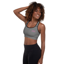 Load image into Gallery viewer, TRISTAN SPARKS Padded Sports Bra Grey
