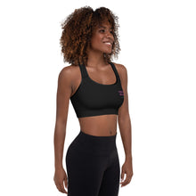 Load image into Gallery viewer, TRISTAN SPARKS Padded Sports Bra Black
