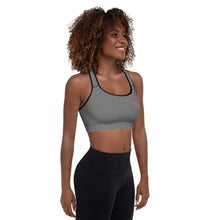 Load image into Gallery viewer, TRISTAN SPARKS Padded Sports Bra Grey
