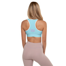 Load image into Gallery viewer, TRISTAN SPARKS Padded Sports Bra Light Blue
