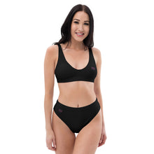 Carica l&#39;immagine nel visualizzatore di Gallery, TRISTAN SPARKS High-Waisted Bikini Black
