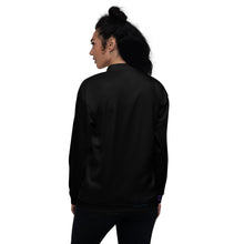 Carica l&#39;immagine nel visualizzatore di Gallery, TRISTAN SPARKS &#39;PURP&#39; Unisex Bomber Jacket Black
