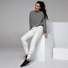 Charger l&#39;image dans la galerie, TRISTAN SPARKS &#39;PURP&#39; Women&#39;s Joggers White
