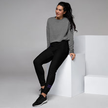 Afbeelding in Gallery-weergave laden, TRISTAN SPARKS &#39;PURP&#39; Women&#39;s Joggers Black
