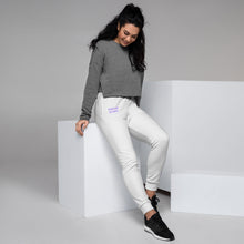 Load image into Gallery viewer, TRISTAN SPARKS &#39;PURP&#39; Women&#39;s Joggers White
