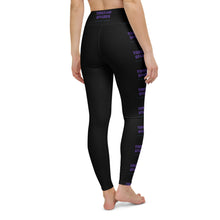 Load image into Gallery viewer, TRISTAN SPARKS &#39;PURP&#39; Jeggings Black
