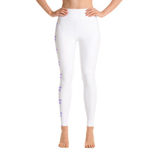 Load image into Gallery viewer, TRISTAN SPARKS &#39;PURP&#39; Jeggings White
