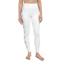 Load image into Gallery viewer, TRISTAN SPARKS &#39;PURP&#39; Jeggings White
