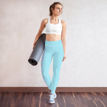 Cargar imagen en el visor de la galería, TRISTAN SPARKS LINE Yoga Jeggings Light Blue
