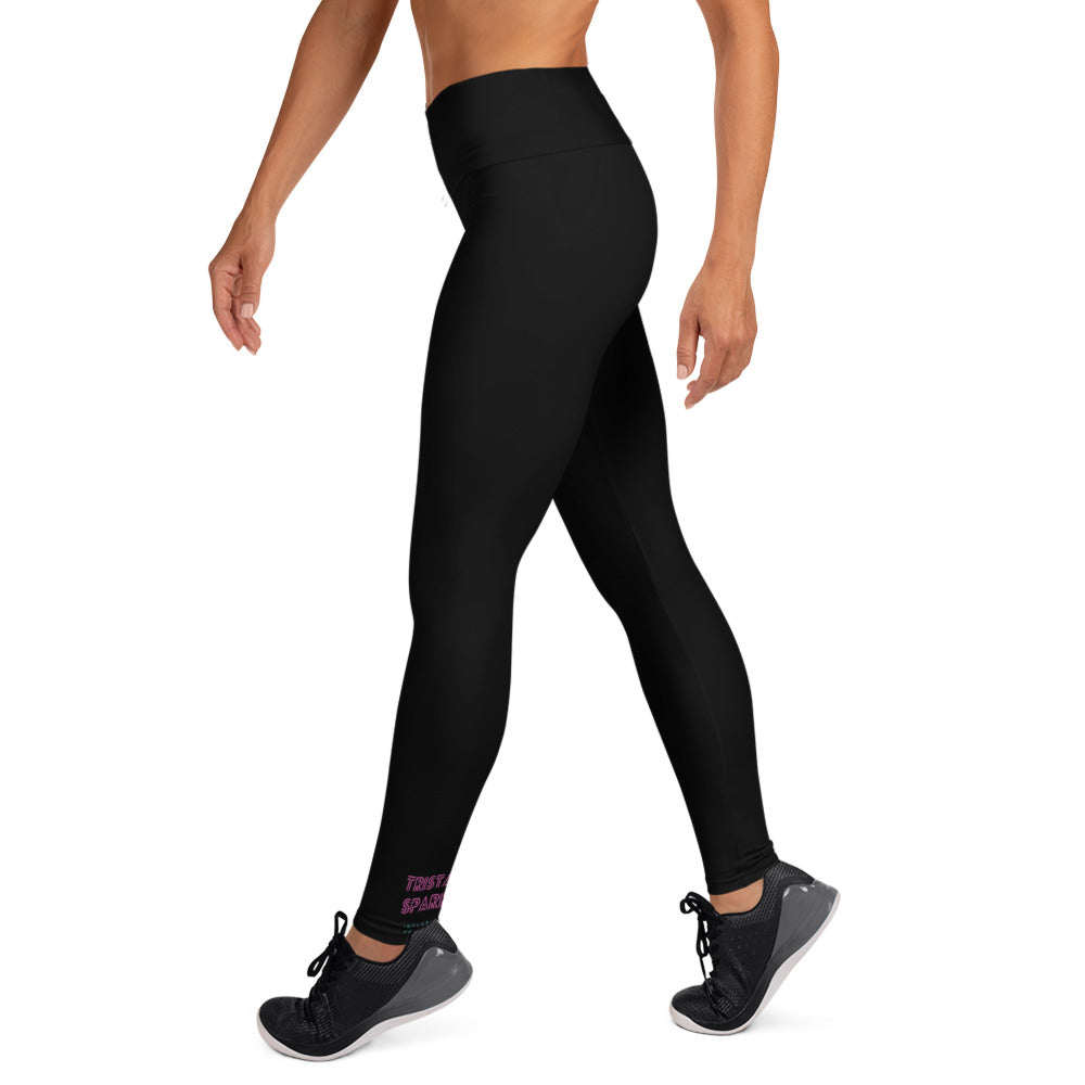 TRISTAN SPARKS LINE Yoga Jeggings Black