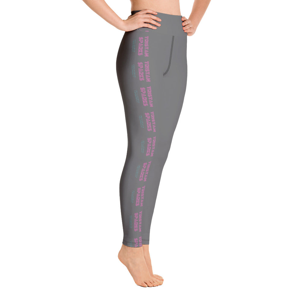 TRISTAN SPARKS LINE Yoga Jeggings Grey