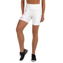 Load image into Gallery viewer, TRISTAN SPARKS Yoga Shorts White
