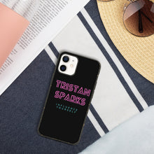 Load image into Gallery viewer, TRISTAN SPARKS Biodegradable iPhone Case Black
