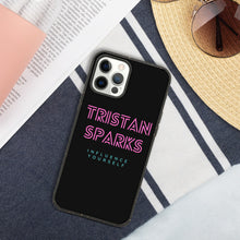 Load image into Gallery viewer, TRISTAN SPARKS Biodegradable iPhone Case Black
